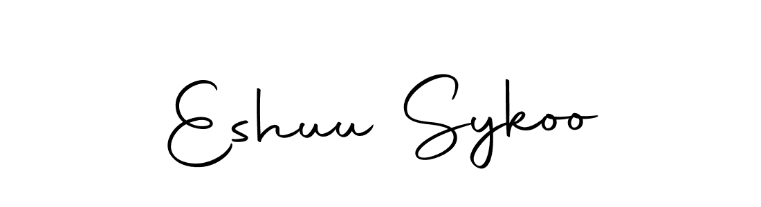 Once you've used our free online signature maker to create your best signature Autography-DOLnW style, it's time to enjoy all of the benefits that Eshuu Sykoo name signing documents. Eshuu Sykoo signature style 10 images and pictures png