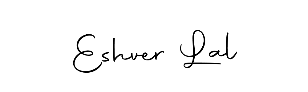 Use a signature maker to create a handwritten signature online. With this signature software, you can design (Autography-DOLnW) your own signature for name Eshver Lal. Eshver Lal signature style 10 images and pictures png