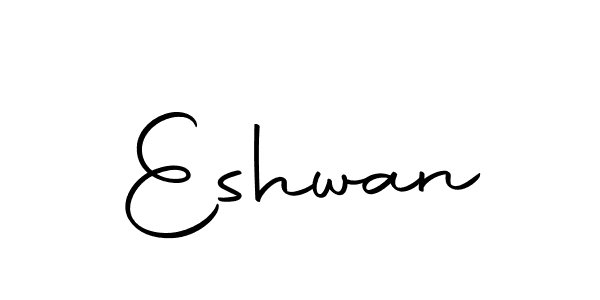 How to make Eshwan signature? Autography-DOLnW is a professional autograph style. Create handwritten signature for Eshwan name. Eshwan signature style 10 images and pictures png
