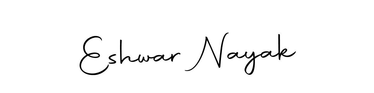 Use a signature maker to create a handwritten signature online. With this signature software, you can design (Autography-DOLnW) your own signature for name Eshwar Nayak. Eshwar Nayak signature style 10 images and pictures png