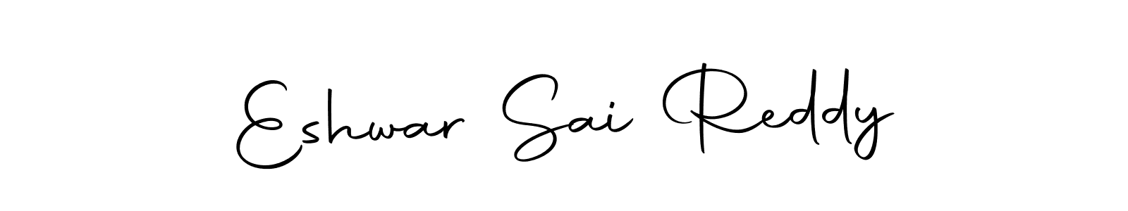 Use a signature maker to create a handwritten signature online. With this signature software, you can design (Autography-DOLnW) your own signature for name Eshwar Sai Reddy. Eshwar Sai Reddy signature style 10 images and pictures png