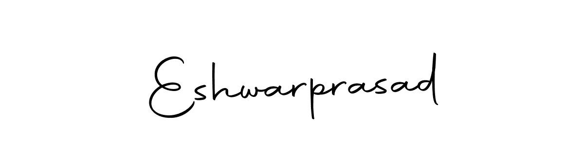 The best way (Autography-DOLnW) to make a short signature is to pick only two or three words in your name. The name Eshwarprasad include a total of six letters. For converting this name. Eshwarprasad signature style 10 images and pictures png