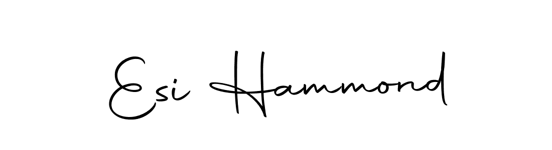 Design your own signature with our free online signature maker. With this signature software, you can create a handwritten (Autography-DOLnW) signature for name Esi Hammond. Esi Hammond signature style 10 images and pictures png