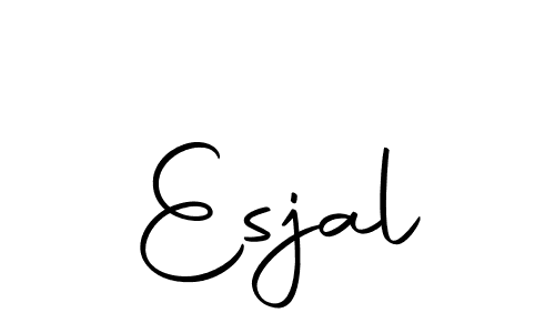 Create a beautiful signature design for name Esjal. With this signature (Autography-DOLnW) fonts, you can make a handwritten signature for free. Esjal signature style 10 images and pictures png