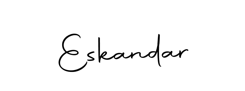 Create a beautiful signature design for name Eskandar. With this signature (Autography-DOLnW) fonts, you can make a handwritten signature for free. Eskandar signature style 10 images and pictures png