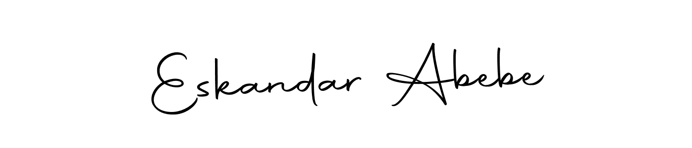 Eskandar Abebe stylish signature style. Best Handwritten Sign (Autography-DOLnW) for my name. Handwritten Signature Collection Ideas for my name Eskandar Abebe. Eskandar Abebe signature style 10 images and pictures png