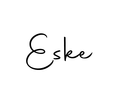 Make a beautiful signature design for name Eske. With this signature (Autography-DOLnW) style, you can create a handwritten signature for free. Eske signature style 10 images and pictures png