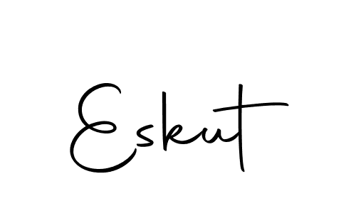 Also we have Eskut name is the best signature style. Create professional handwritten signature collection using Autography-DOLnW autograph style. Eskut signature style 10 images and pictures png