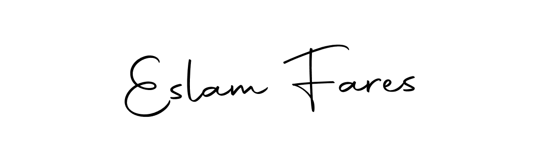 Similarly Autography-DOLnW is the best handwritten signature design. Signature creator online .You can use it as an online autograph creator for name Eslam Fares. Eslam Fares signature style 10 images and pictures png