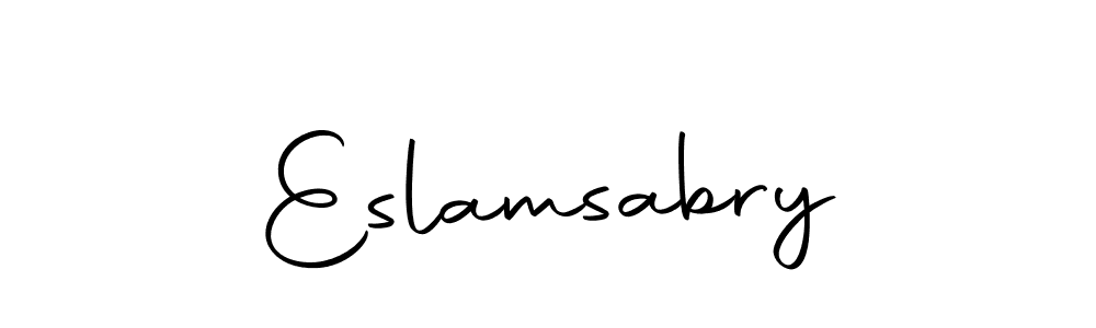 How to make Eslamsabry signature? Autography-DOLnW is a professional autograph style. Create handwritten signature for Eslamsabry name. Eslamsabry signature style 10 images and pictures png