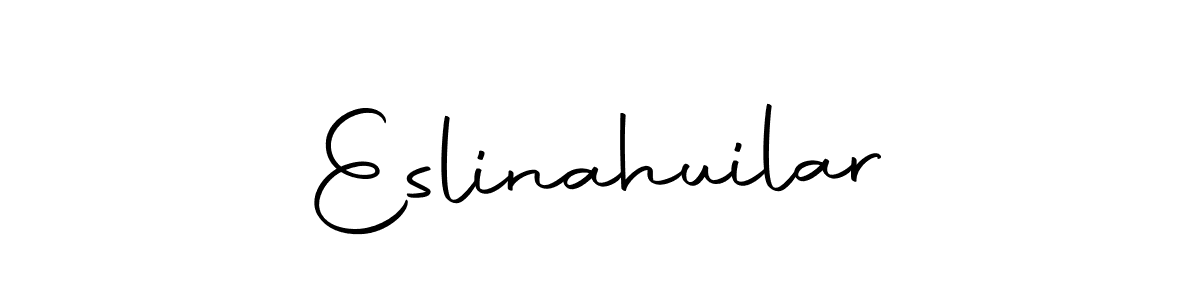 Make a beautiful signature design for name Eslinahuilar. With this signature (Autography-DOLnW) style, you can create a handwritten signature for free. Eslinahuilar signature style 10 images and pictures png
