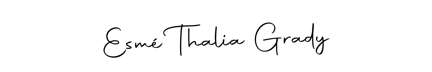 You can use this online signature creator to create a handwritten signature for the name Esmé Thalia Grady. This is the best online autograph maker. Esmé Thalia Grady signature style 10 images and pictures png