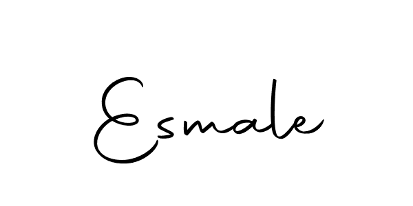 if you are searching for the best signature style for your name Esmale. so please give up your signature search. here we have designed multiple signature styles  using Autography-DOLnW. Esmale signature style 10 images and pictures png