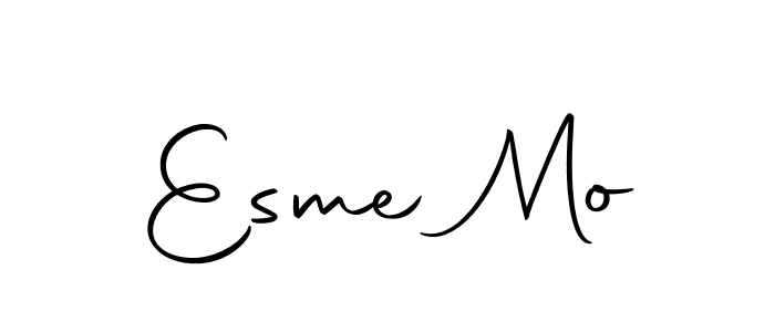 Use a signature maker to create a handwritten signature online. With this signature software, you can design (Autography-DOLnW) your own signature for name Esme Mo. Esme Mo signature style 10 images and pictures png