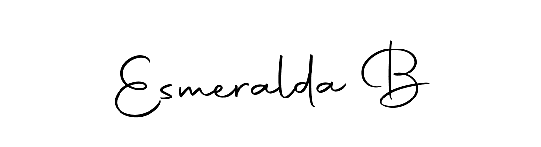 Esmeralda B stylish signature style. Best Handwritten Sign (Autography-DOLnW) for my name. Handwritten Signature Collection Ideas for my name Esmeralda B. Esmeralda B signature style 10 images and pictures png
