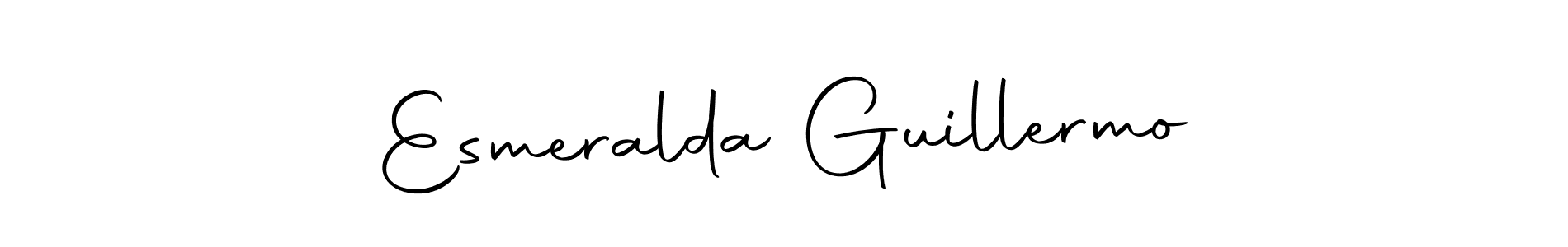 You should practise on your own different ways (Autography-DOLnW) to write your name (Esmeralda Guillermo) in signature. don't let someone else do it for you. Esmeralda Guillermo signature style 10 images and pictures png