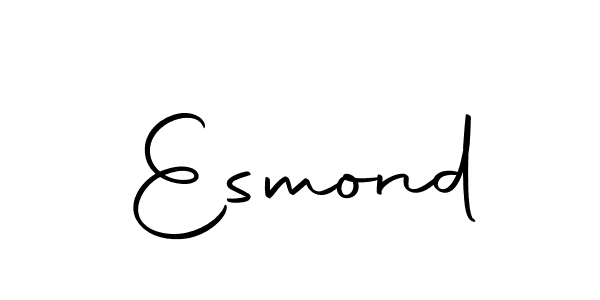 Make a beautiful signature design for name Esmond. With this signature (Autography-DOLnW) style, you can create a handwritten signature for free. Esmond signature style 10 images and pictures png
