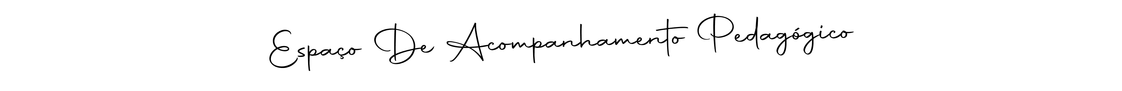 Also we have Espaço De Acompanhamento Pedagógico name is the best signature style. Create professional handwritten signature collection using Autography-DOLnW autograph style. Espaço De Acompanhamento Pedagógico signature style 10 images and pictures png