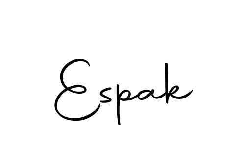 How to make Espak name signature. Use Autography-DOLnW style for creating short signs online. This is the latest handwritten sign. Espak signature style 10 images and pictures png