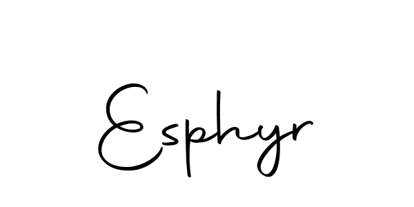 Esphyr stylish signature style. Best Handwritten Sign (Autography-DOLnW) for my name. Handwritten Signature Collection Ideas for my name Esphyr. Esphyr signature style 10 images and pictures png