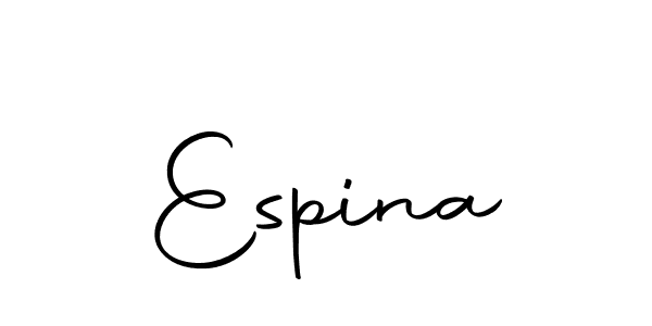 Also we have Espina name is the best signature style. Create professional handwritten signature collection using Autography-DOLnW autograph style. Espina signature style 10 images and pictures png