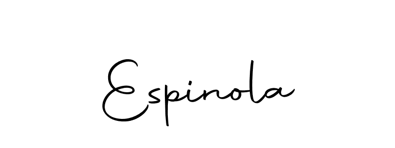 Make a beautiful signature design for name Espinola. With this signature (Autography-DOLnW) style, you can create a handwritten signature for free. Espinola signature style 10 images and pictures png