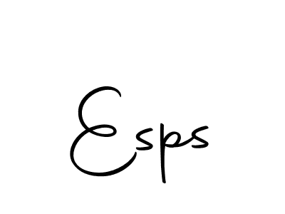 You should practise on your own different ways (Autography-DOLnW) to write your name (Esps) in signature. don't let someone else do it for you. Esps signature style 10 images and pictures png