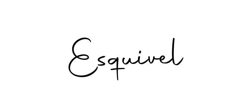 Make a beautiful signature design for name Esquivel. With this signature (Autography-DOLnW) style, you can create a handwritten signature for free. Esquivel signature style 10 images and pictures png