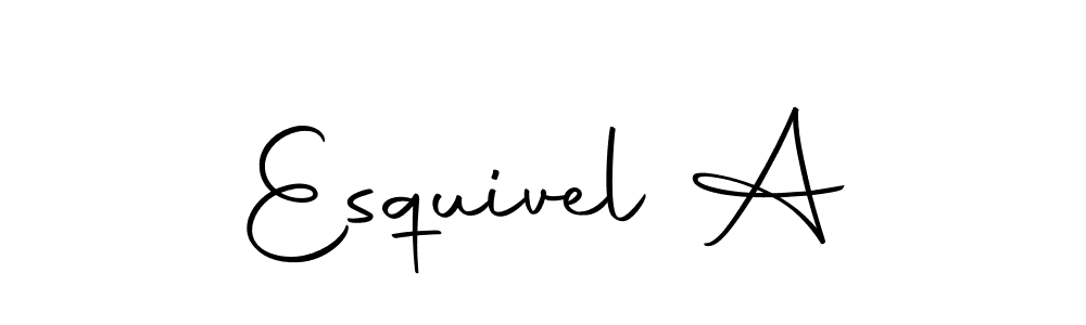 You can use this online signature creator to create a handwritten signature for the name Esquivel A. This is the best online autograph maker. Esquivel A signature style 10 images and pictures png