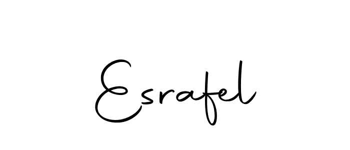 Esrafel stylish signature style. Best Handwritten Sign (Autography-DOLnW) for my name. Handwritten Signature Collection Ideas for my name Esrafel. Esrafel signature style 10 images and pictures png