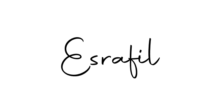 Make a beautiful signature design for name Esrafil. Use this online signature maker to create a handwritten signature for free. Esrafil signature style 10 images and pictures png