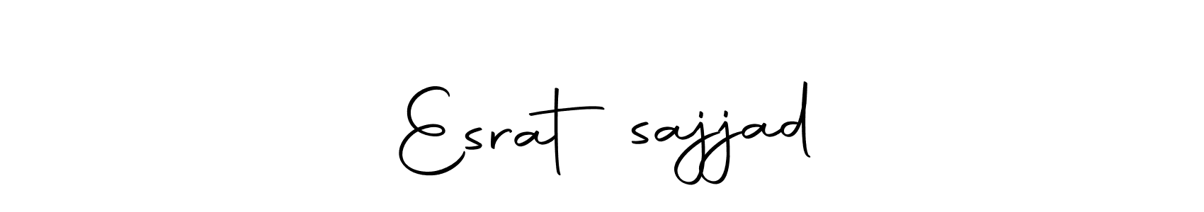 Make a beautiful signature design for name Esrat❤️sajjad. With this signature (Autography-DOLnW) style, you can create a handwritten signature for free. Esrat❤️sajjad signature style 10 images and pictures png