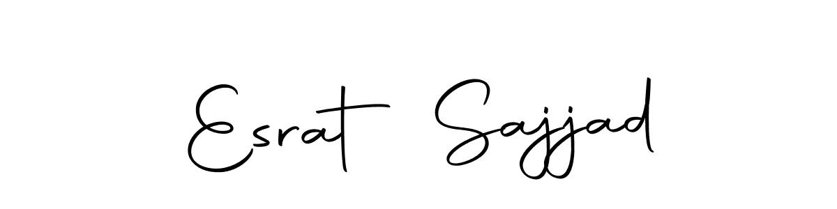 How to make Esrat Sajjad signature? Autography-DOLnW is a professional autograph style. Create handwritten signature for Esrat Sajjad name. Esrat Sajjad signature style 10 images and pictures png