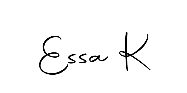Essa K stylish signature style. Best Handwritten Sign (Autography-DOLnW) for my name. Handwritten Signature Collection Ideas for my name Essa K. Essa K signature style 10 images and pictures png