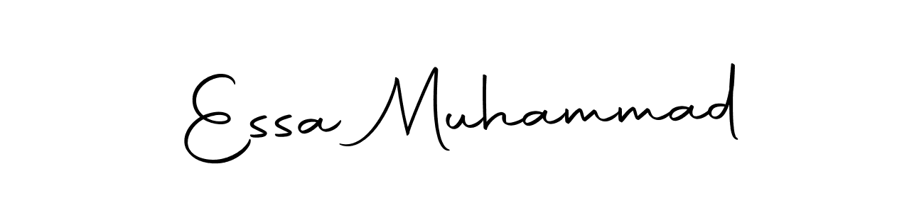 Essa Muhammad stylish signature style. Best Handwritten Sign (Autography-DOLnW) for my name. Handwritten Signature Collection Ideas for my name Essa Muhammad. Essa Muhammad signature style 10 images and pictures png