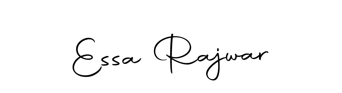 You should practise on your own different ways (Autography-DOLnW) to write your name (Essa Rajwar) in signature. don't let someone else do it for you. Essa Rajwar signature style 10 images and pictures png