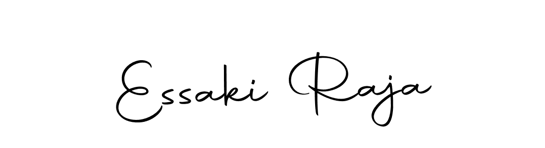 How to make Essaki Raja name signature. Use Autography-DOLnW style for creating short signs online. This is the latest handwritten sign. Essaki Raja signature style 10 images and pictures png