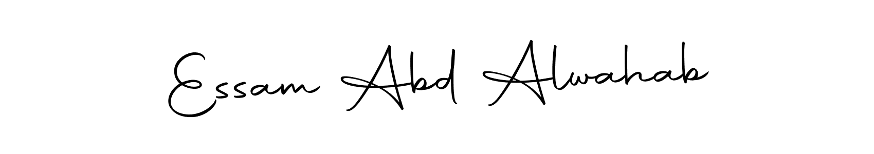 How to make Essam Abd Alwahab signature? Autography-DOLnW is a professional autograph style. Create handwritten signature for Essam Abd Alwahab name. Essam Abd Alwahab signature style 10 images and pictures png
