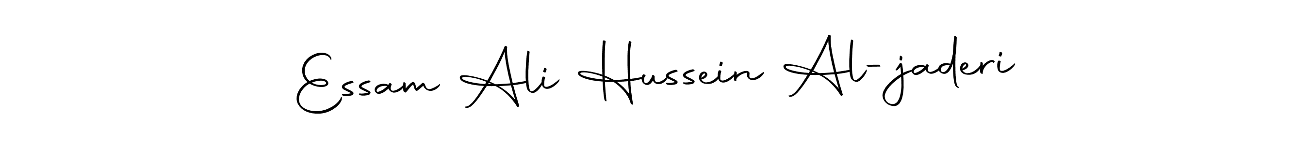 Check out images of Autograph of Essam Ali Hussein Al-jaderi name. Actor Essam Ali Hussein Al-jaderi Signature Style. Autography-DOLnW is a professional sign style online. Essam Ali Hussein Al-jaderi signature style 10 images and pictures png