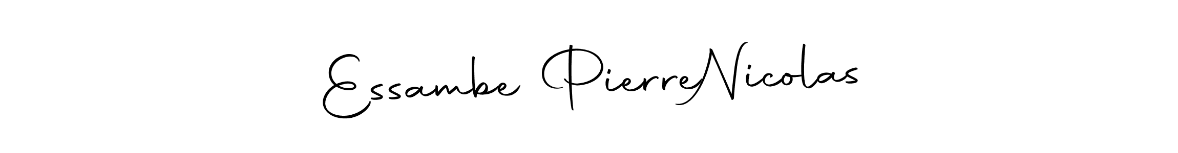 You can use this online signature creator to create a handwritten signature for the name Essambe Pierre  Nicolas. This is the best online autograph maker. Essambe Pierre  Nicolas signature style 10 images and pictures png