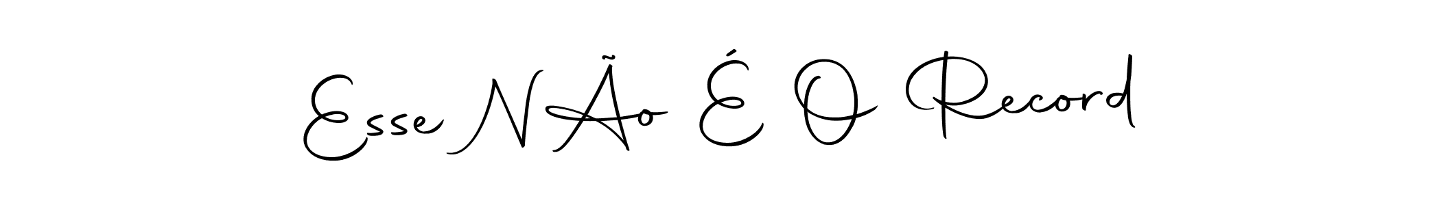 Similarly Autography-DOLnW is the best handwritten signature design. Signature creator online .You can use it as an online autograph creator for name Esse NÃo É O Record. Esse NÃo É O Record signature style 10 images and pictures png