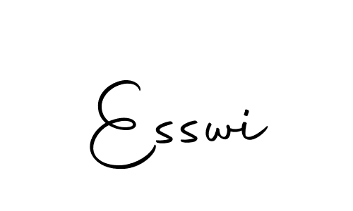 Use a signature maker to create a handwritten signature online. With this signature software, you can design (Autography-DOLnW) your own signature for name Esswi. Esswi signature style 10 images and pictures png