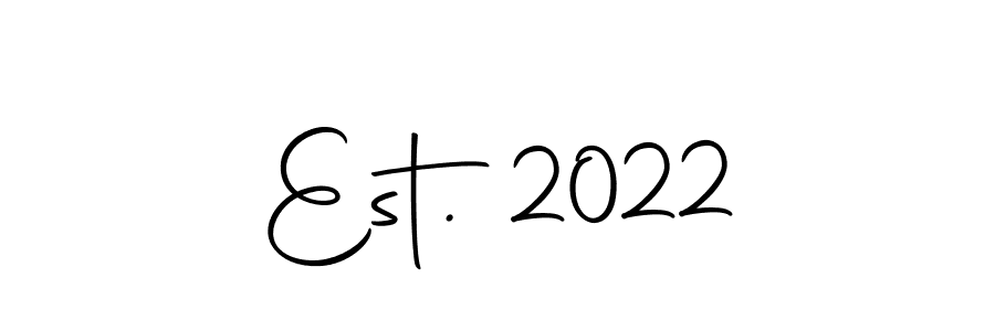 See photos of Est. 2022 official signature by Spectra . Check more albums & portfolios. Read reviews & check more about Autography-DOLnW font. Est. 2022 signature style 10 images and pictures png