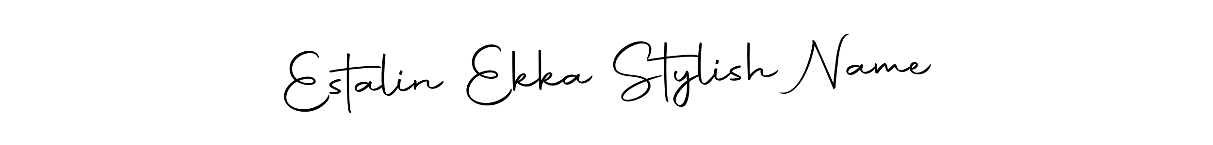 Also we have Estalin Ekka Stylish Name name is the best signature style. Create professional handwritten signature collection using Autography-DOLnW autograph style. Estalin Ekka Stylish Name signature style 10 images and pictures png