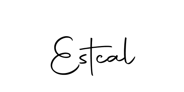 How to make Estcal name signature. Use Autography-DOLnW style for creating short signs online. This is the latest handwritten sign. Estcal signature style 10 images and pictures png
