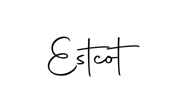 Create a beautiful signature design for name Estcot. With this signature (Autography-DOLnW) fonts, you can make a handwritten signature for free. Estcot signature style 10 images and pictures png