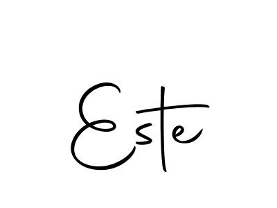 How to make Este signature? Autography-DOLnW is a professional autograph style. Create handwritten signature for Este name. Este signature style 10 images and pictures png