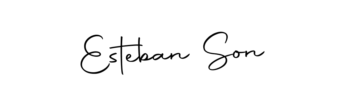 You should practise on your own different ways (Autography-DOLnW) to write your name (Esteban Son) in signature. don't let someone else do it for you. Esteban Son signature style 10 images and pictures png