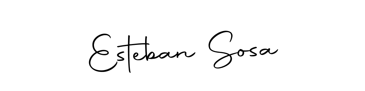 Make a beautiful signature design for name Esteban Sosa. Use this online signature maker to create a handwritten signature for free. Esteban Sosa signature style 10 images and pictures png