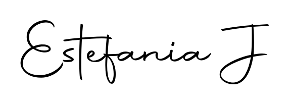 Discover how Estefania J looks in an executive cursive font (Autography-DOLnW). Perfect for legal documents, invoices, and certificates. Estefania J signature style 10 images and pictures png